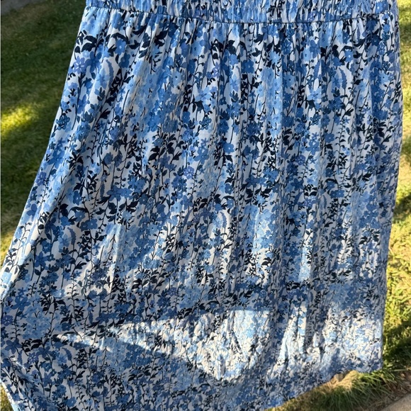 🆕 TOMMY HILFIGER Blue and White Sleeveless Maxi Sundress Size: XL - Picture 4 of 6